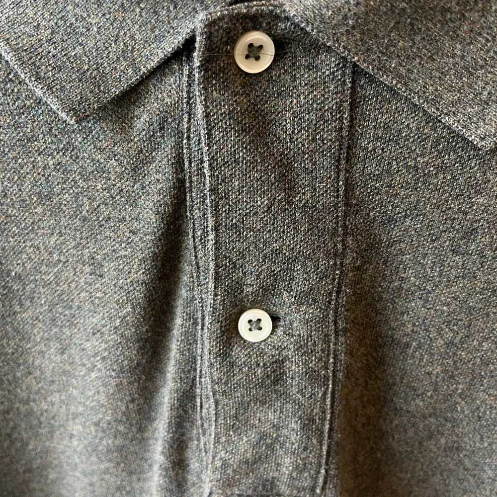 Polo Ralph Lauren shirt light sweater mens 2XLT mottled Brown long-sleeve cotton